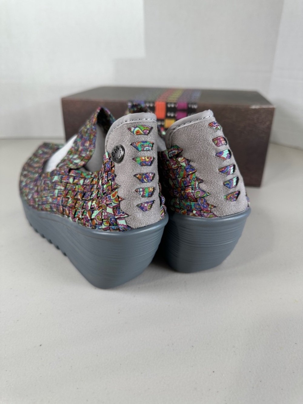 bernie mev. Multicolor Woven Mary Jane Flats - Picture 4 of 5